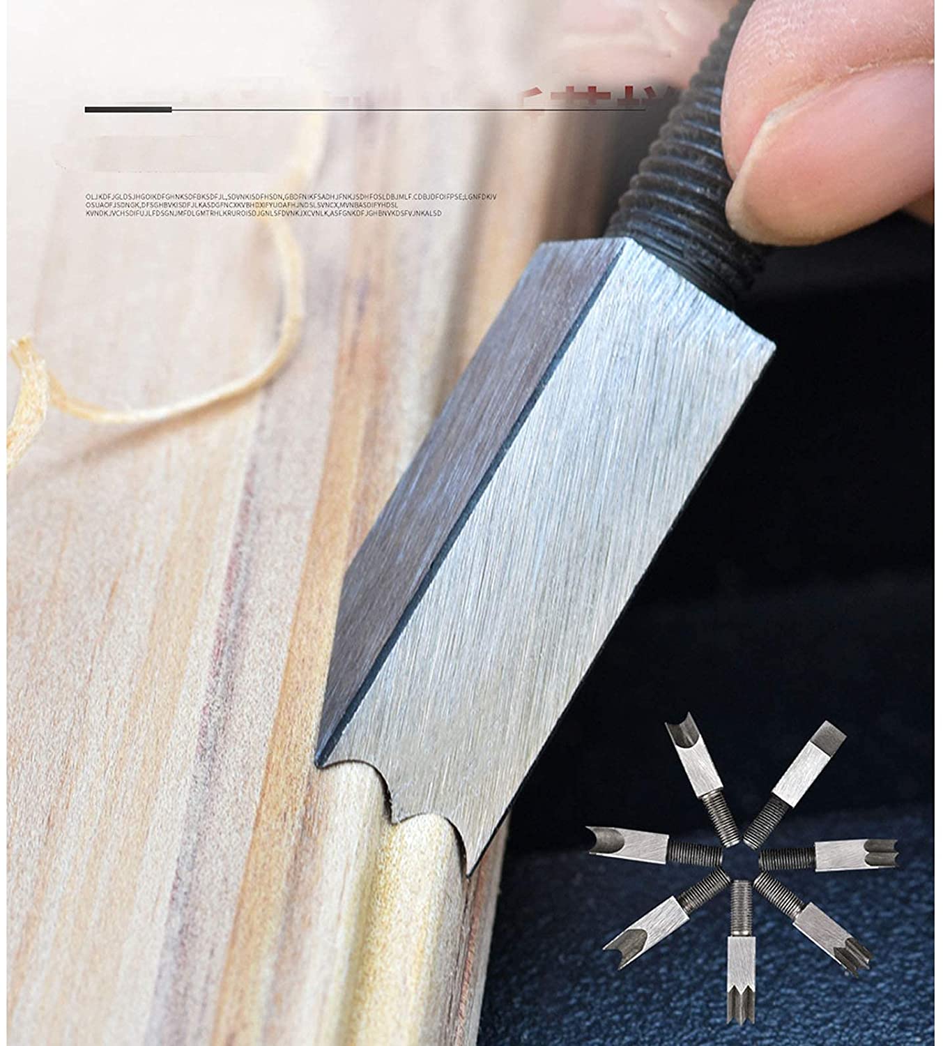 Chamfer Plane for Wood, Metal Woodworking Edge Corner Plane Flattening Tool, Woodwork Hand Planer 19QB