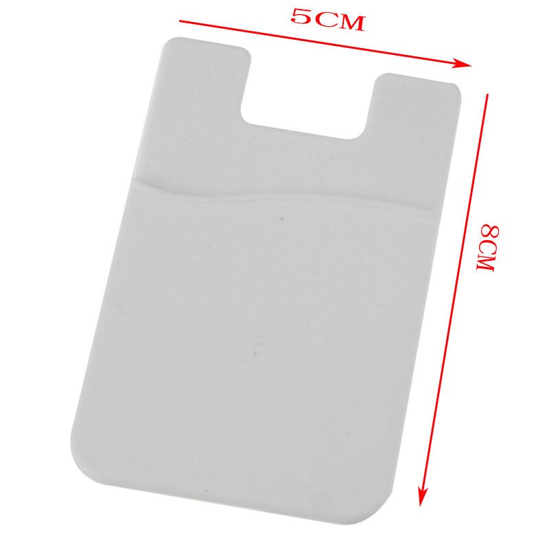 1PC belle adhésif autocollant couverture arrière porte-carte étui pochette pour téléphone portable