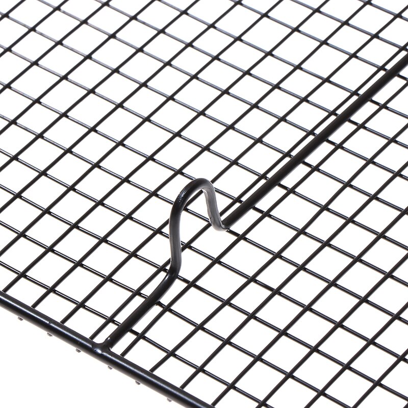 Stainless Steel Wire Grid Cooling Tray Cake Food Rack Oven Kitchen Baking Pizza Bread Barbecue Cookie Biscuit Holder Shelf
