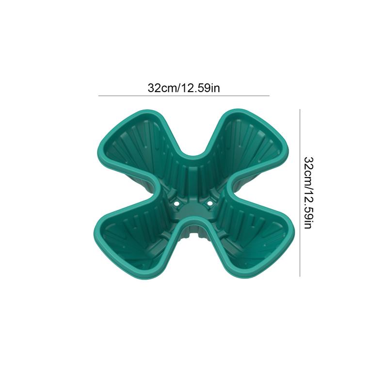 Pot de fleur de jardin Vertical, peu encombrant, empilable à 5 niveaux, jardinière verticale et murale, Pots de jardin, empêche la rotation des racines