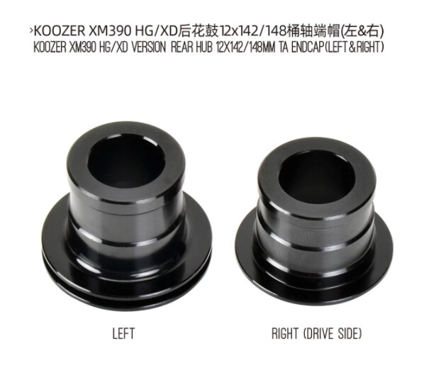 Koozer MTB Fahrrad Hub Schwungrad Körper, für XM390 Schub HG 8-11S 12 Geschwindigkeit XD Frau Freilauf Kassette Ende Kappe Körper 10x13 5/141,12x14 2/148