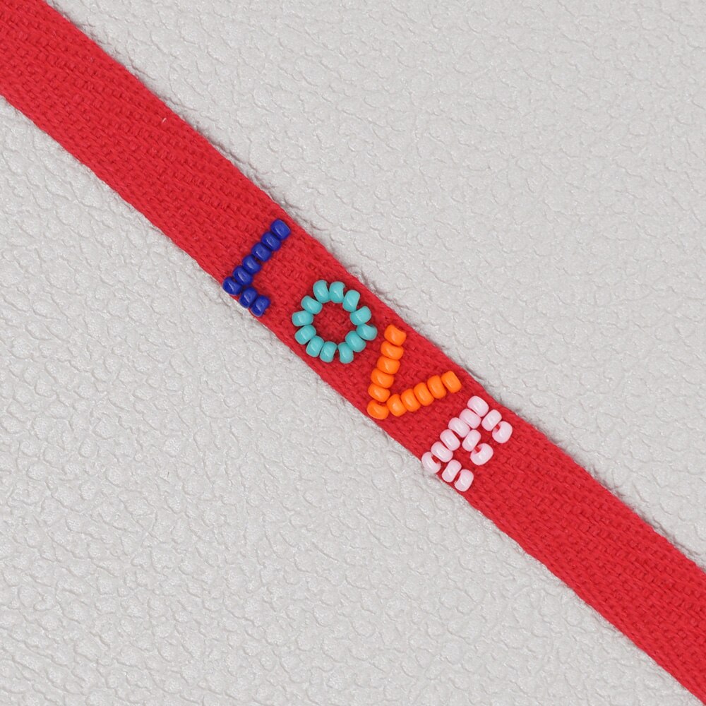 Go2 boho liefdesbrief armbanden miyuki handgemaakte armbanden voor vrouwen sieraden boho pulseras mujer moda sieraden