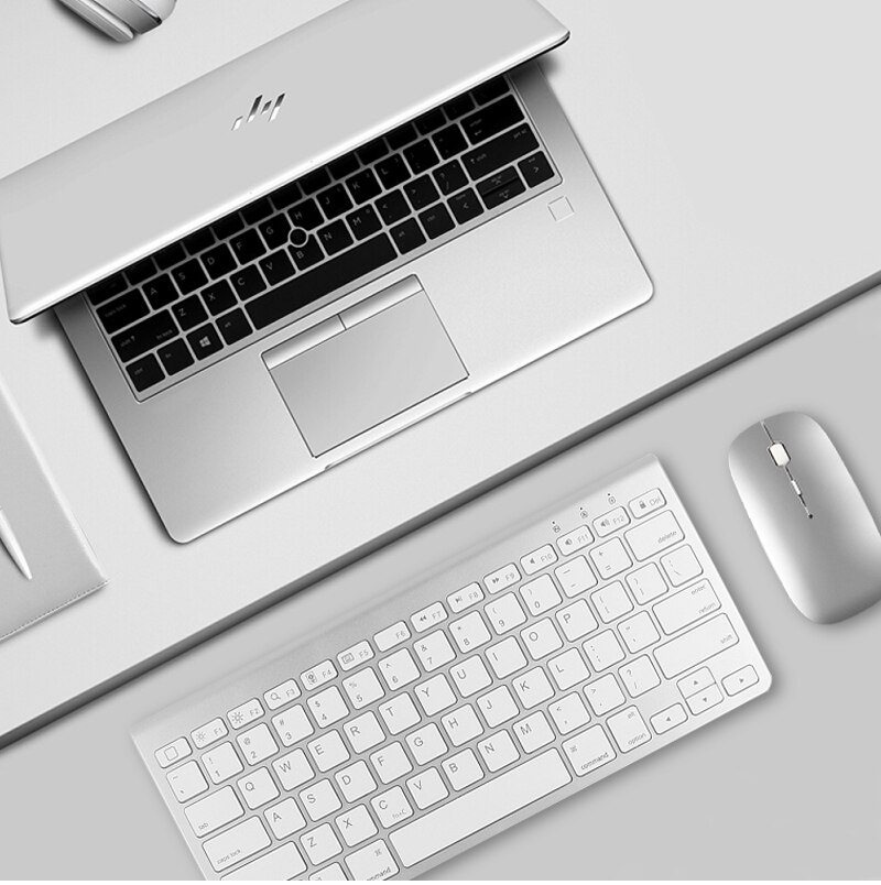 Wireless Keyboard and Mouse for iMac Pro Computer Keyboard for Macbook Air/Pro 12/13.3/15 Russian