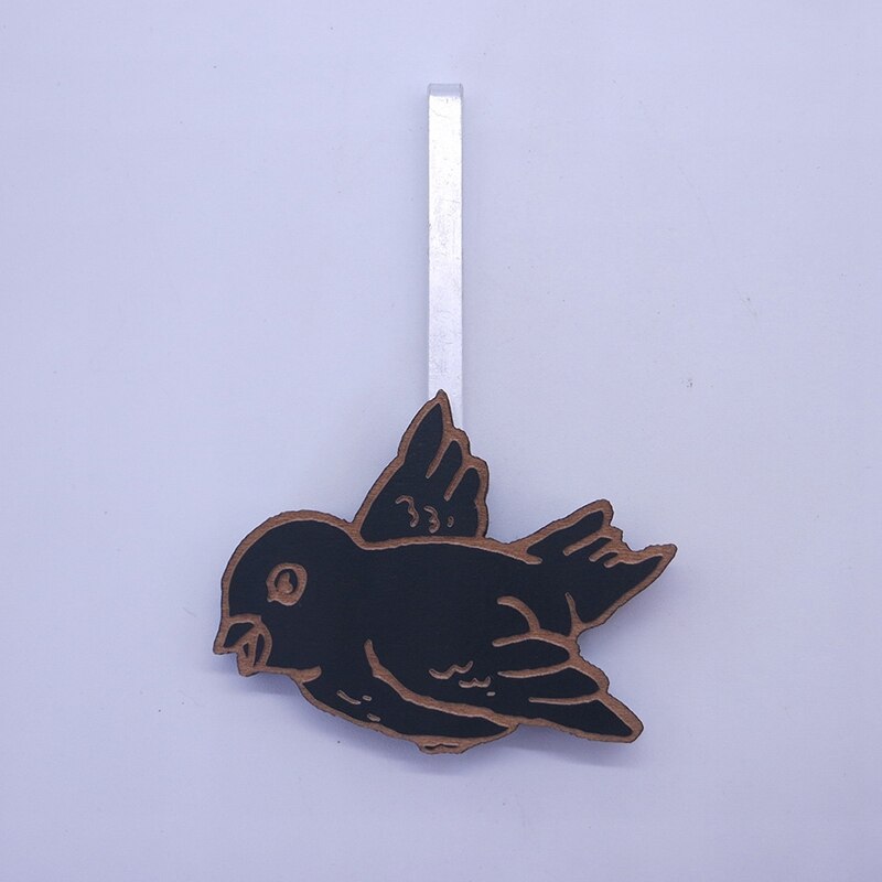 Birdhouse Modern Cuckoo Clock Natural Bird Call Pendulum Wall Clock Kids - Battery Operated