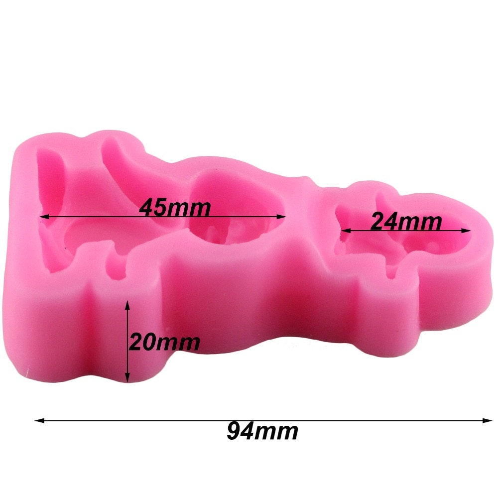 Penguin Cooking Tools Christmas Cake Decoration Tools Silicone Mold Baking Fondant Sugar Craft Molds DIY Cake