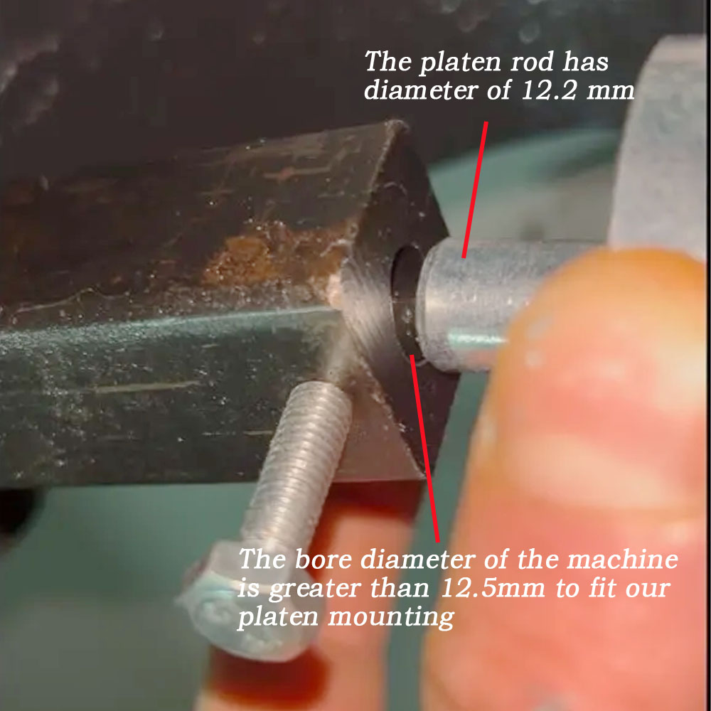 Steel press plate for cutter hole punch stamping machine