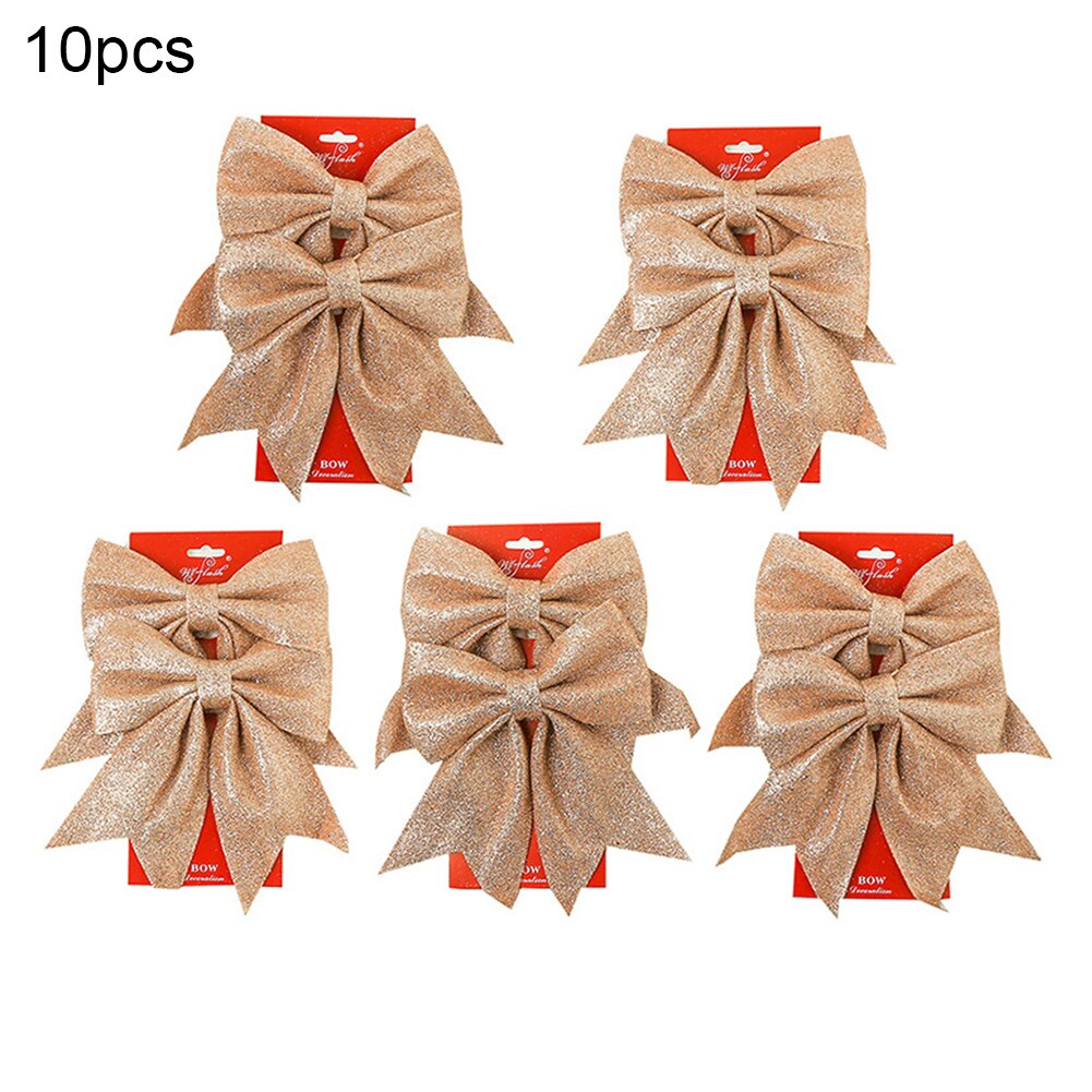 Christmas Bow Decorations Red Large Wreath Xmas Tree Embellishment Bow Tie for Wedding Festival Year Party: C4