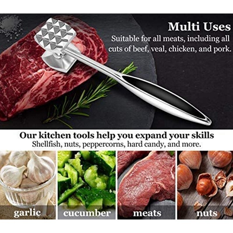 Marteau/pilon pour attendrisseur de viande, outil pour Steak, bœuf, volaille,