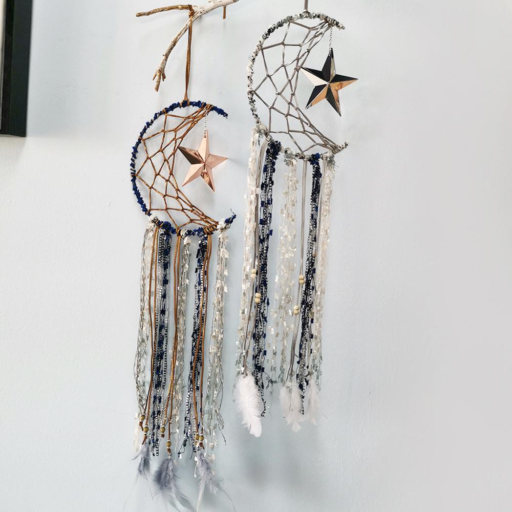 Moon Star Dream Catcher Decor Babykamer Decoratie Muur Opknoping Beddengoed Bumpers Kids Party Kids Meisjes Kamer Decor