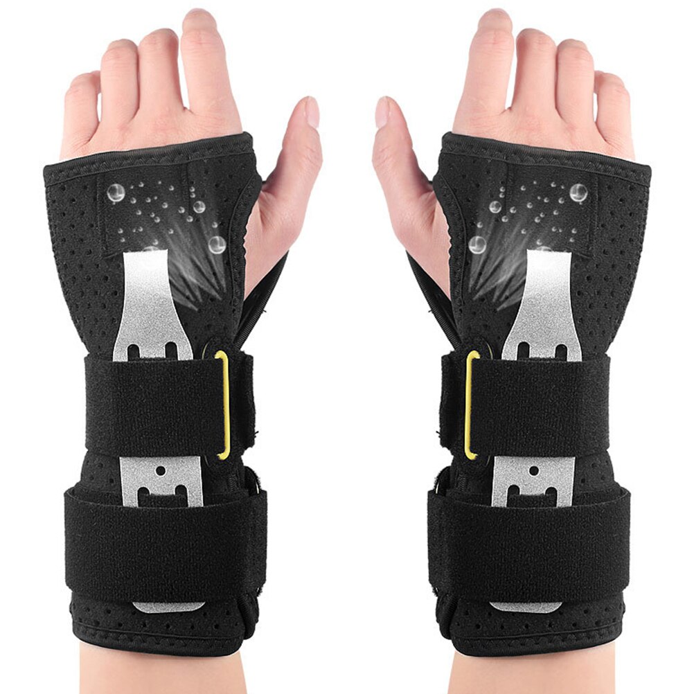 Breathable Wrist Brace Sprain Fracture Fixation Cover Support Wrist Fixing Strap Carpal Tunnel Splint (Left Hand/Right Hand)