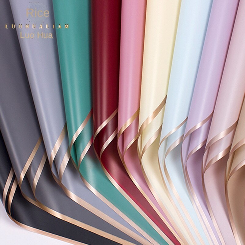 20 Stks/partij Diy Bloem Inpakpapier Phnom Penh Jelly Film Matte Doorschijnende Waterdichte Papier Hansu Boeket Gewikkeld Papier