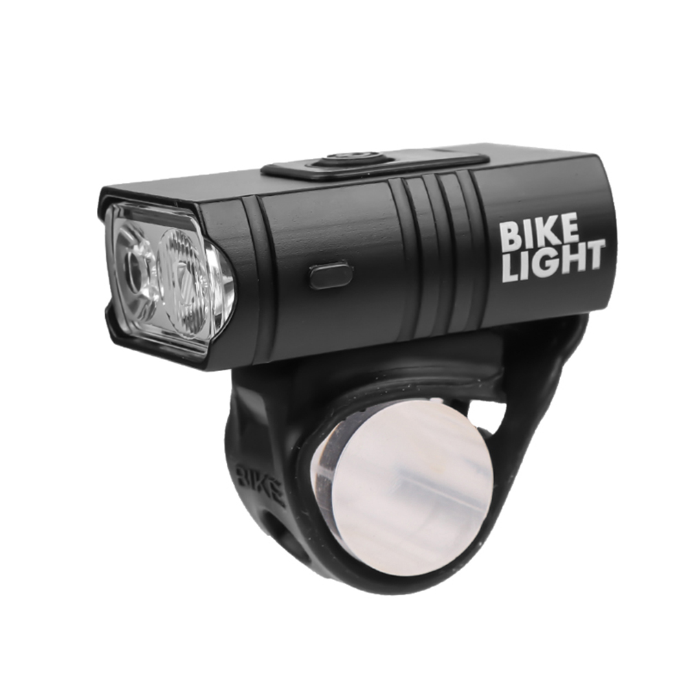 Luz LED recargable por USB para bicicleta, conjunto de faro delantero y trasero para bicicleta de montaña y carretera, accesorios para ciclismo