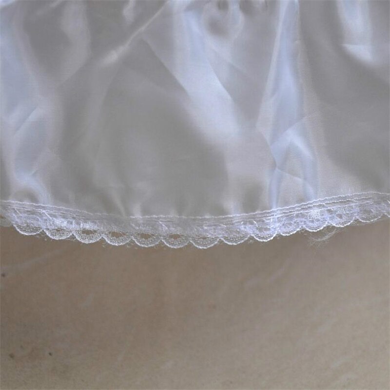 Jupon Long pour enfants filles, jupon 3 cerceaux, Crinolines, sous-jupe pour robe de bal à fleurs, 75cm