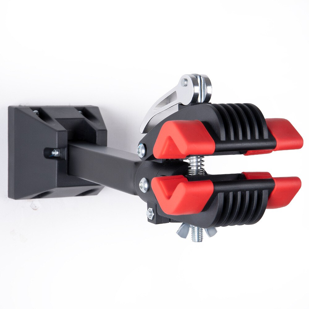 Bicicleta para almacenaje soporte Rack soporte moto garaje de montaje en pared gancho Universal Durable ciclismo accesorio para bicicletas de la gota: Rojo