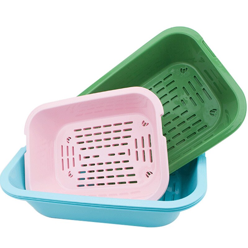 cat litter box Open three-tier grid Anti-splash Cat Toilet Plastic Bedpan Case Pet Supplies 3 Interlocked Trays Easy To Use