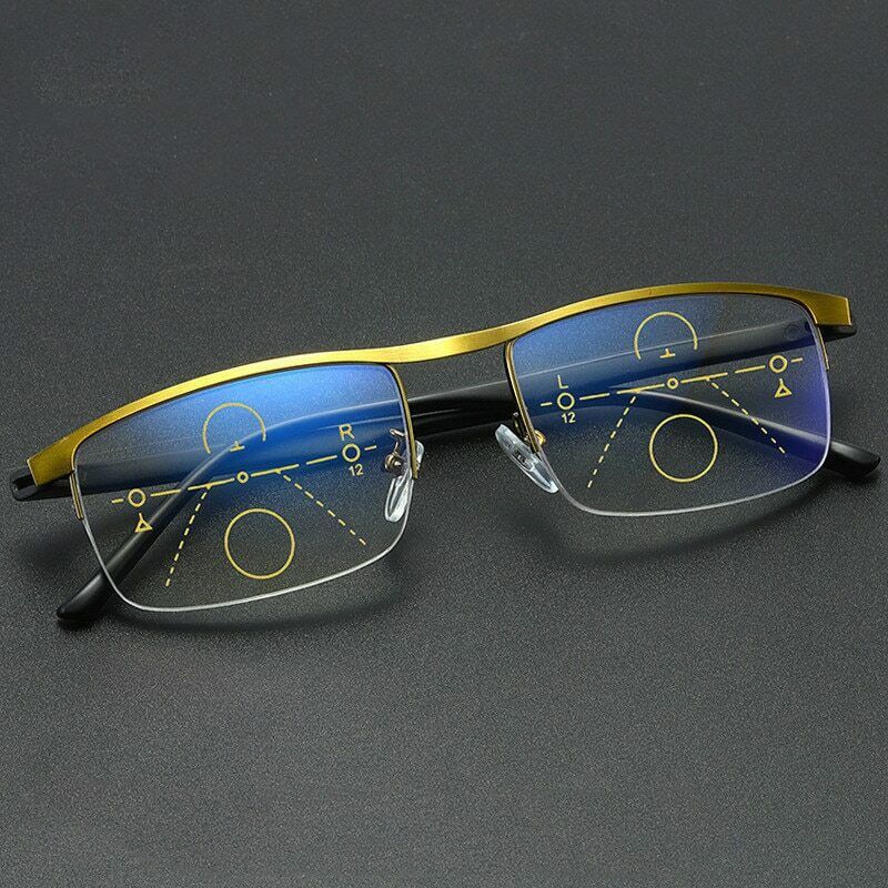 German Intelligent Color Progressive Auto Focus Reading Glasses See More Clearly Women Men LL@17