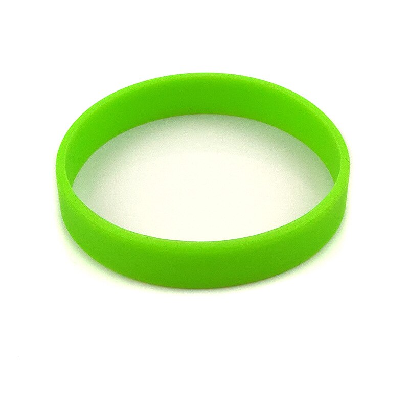 Silicone Rubber Wristband Flexible Wrist Band Cuff Bracelet Sports Casual Band For Anniversary Dating Party TXTB1: GE