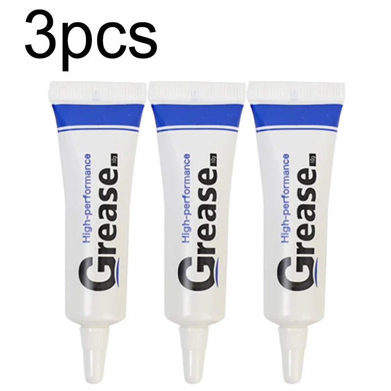 Graisse pour chaîne d'engrenage de roulement 10g, graisse pour engrenages de machines professionnelles, huile pour roulements, lubrifiant pour roues de vélo, graisse en plastique et Silicone: YELLOW