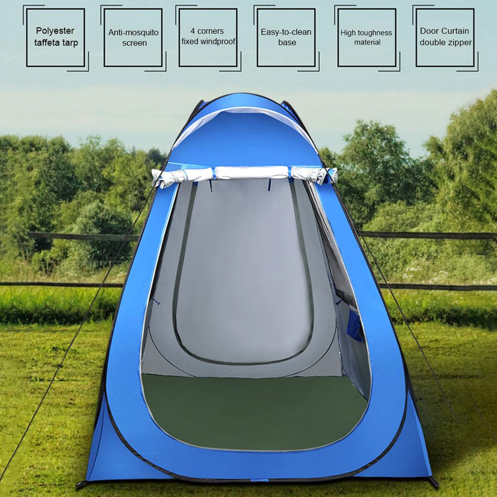 2 person shower tent beach fishing shower outdoor camping toilet tent,changing room shower tent with Carrying Bag