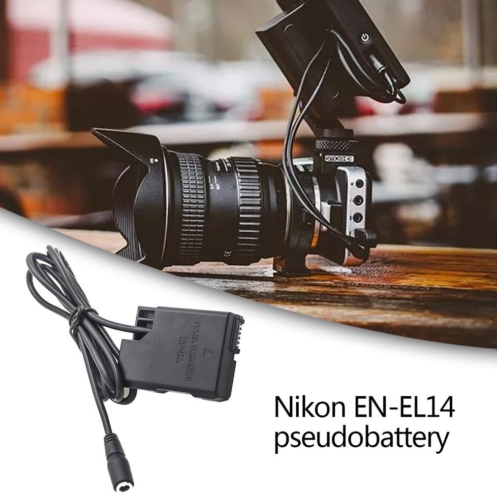 Nep Batterij Dummy Batterij Straight Lente Draad Voor Voeding Ep-5A Voor Nikon D7100 Voeding Adapter Voor Nikon Camera 'S