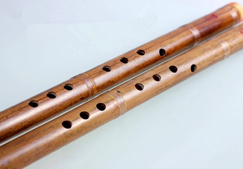 Flauta XIAO de 8 agujeros, instrumento musical chino, Vertical, corto, hecho a mano, 55cm