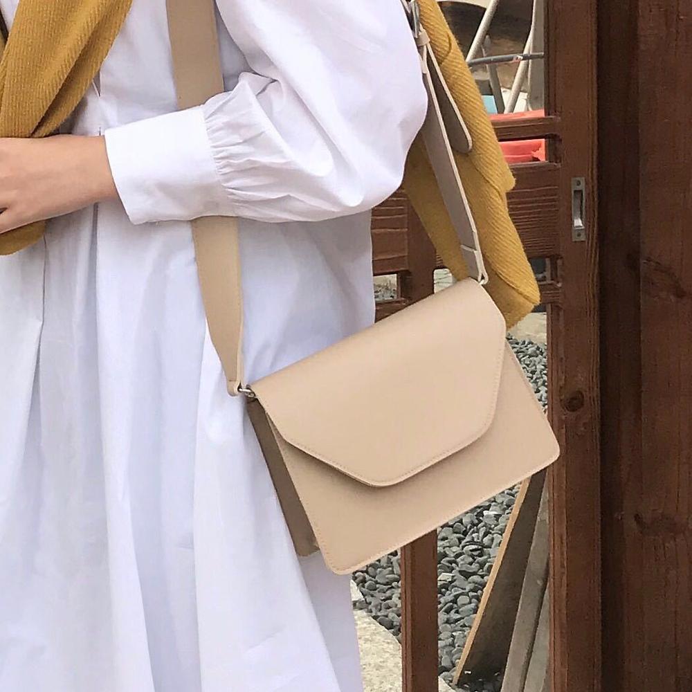 Dame Skulderveske PU Skinn - Lady Stil - Flip Lås - Allsidig