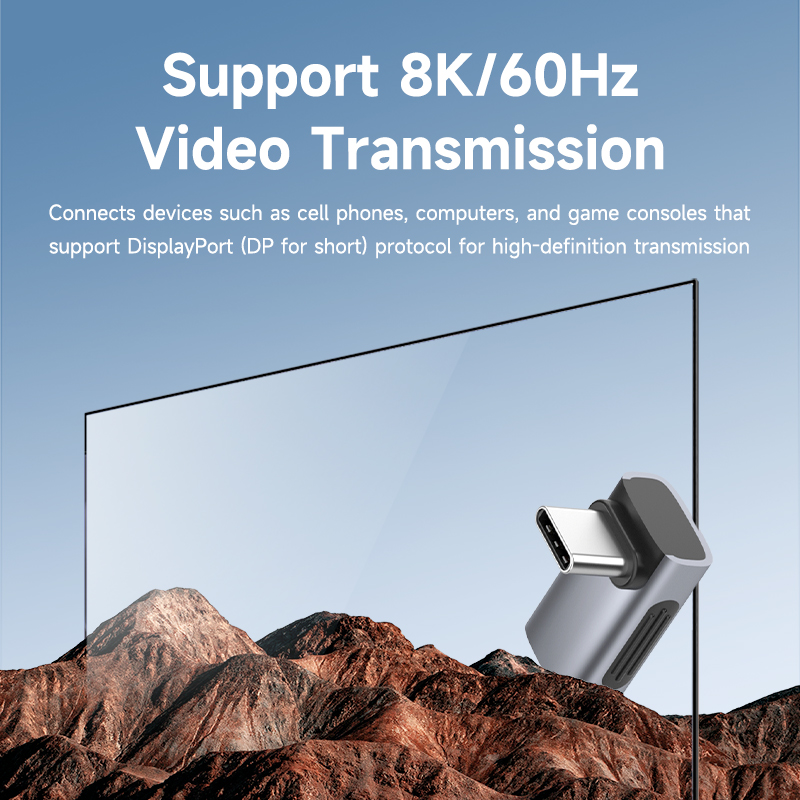 Hagibis 240W Adapter USB C do C 40Gbps 8K 60Hz 90 Degree Converter Adapter USB4 do tabletu Thunderbolt 4/3 MacBook iPhone 16 Pro