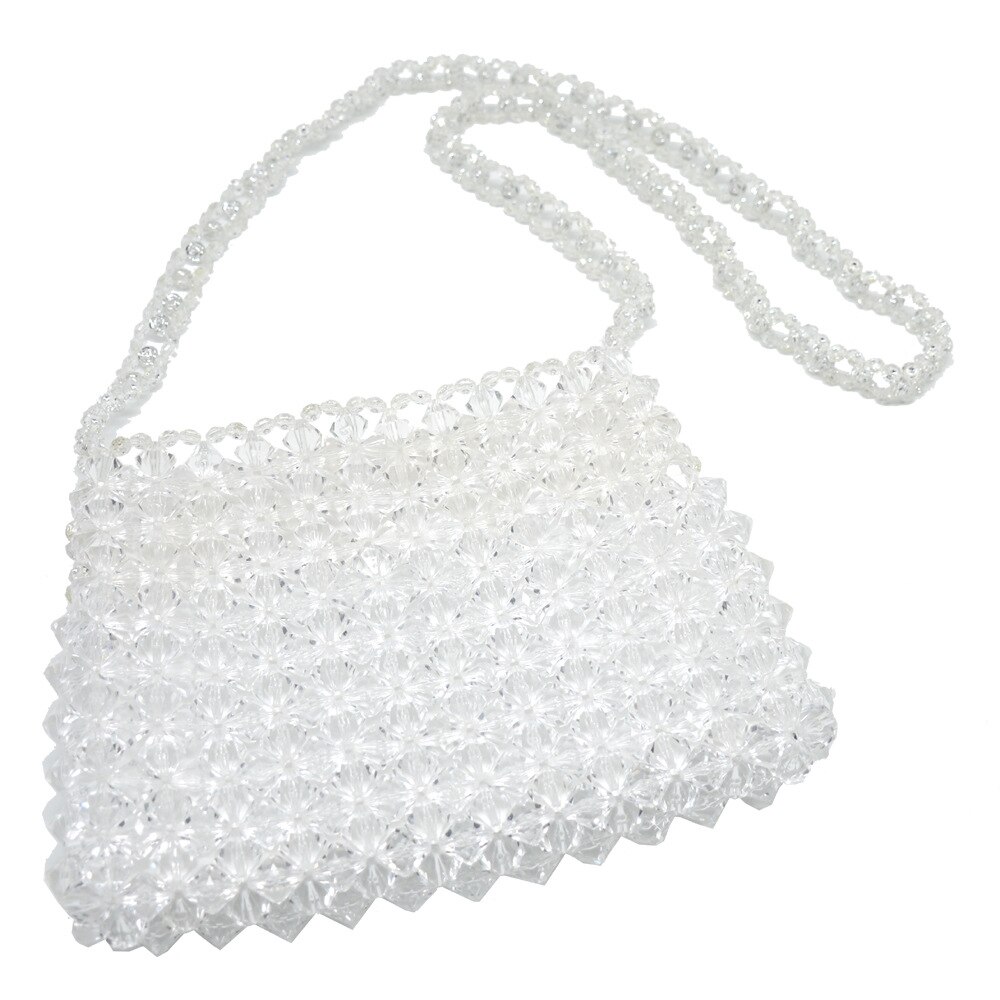 Mode Honderd Dames Handtas Acryl Kralen Pure Hand Geweven Kralen Vrouwelijke Tas: 6