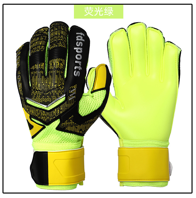 Fdsport freundlicher FußBall Torwart größe 5 ~ 10 Studenten Besondere Spiel Latex Protektoren für Erwachsene Finger schutz fußBall handschuhe