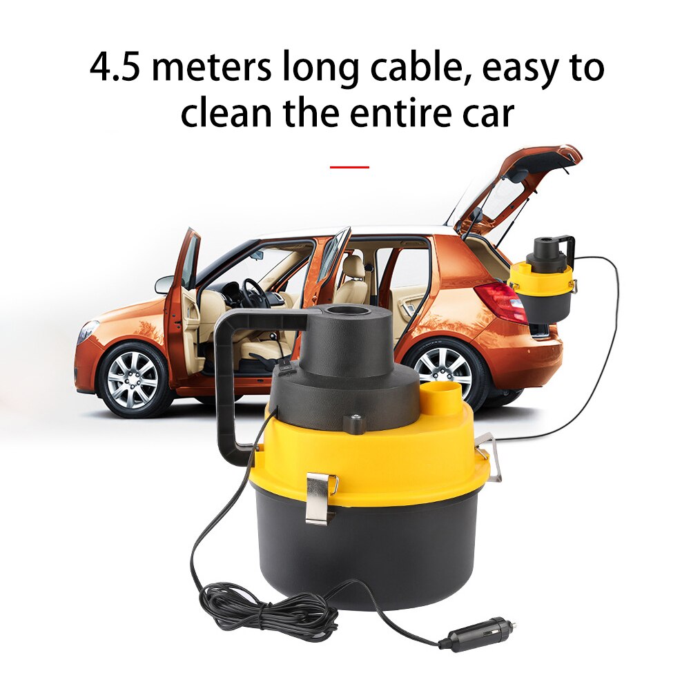 Automotive Vacuum Cleaner Portable Car Vacuum Cleaner Wet And Dry Vacuums Dual-Use Car Vacuum Cleaner Vehicle Auto Home Cleaner