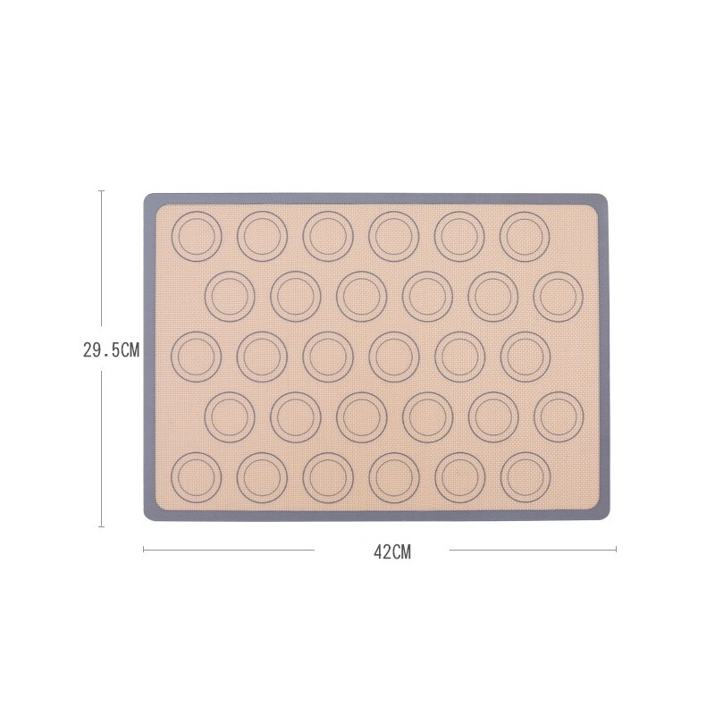 Silicone Macaron Bakmat Non Stick Macaron Bakken Papier Hittebestendig Oven Sheet Liner Gebak Bakvormen Bakken Tools: Grey