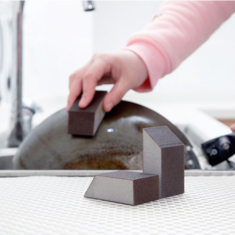 Borrador de esponja mágico para eliminar el óxido Limpieza de algodón esmeril esponja de melamina suministros de cocina descalcificación limpiar GHMY