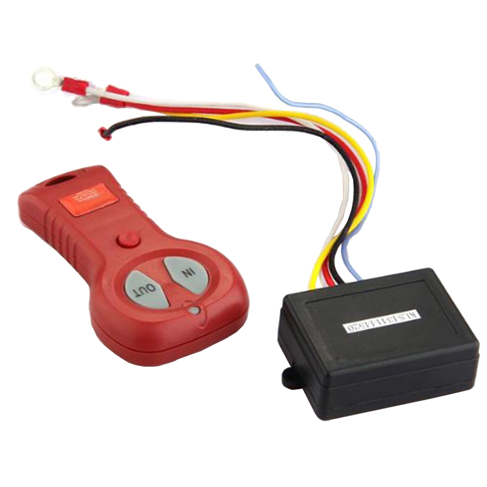 12V Electric Winch Wireless Remote Control &amp; Receiver Kit For Car Truck ATV Vehicle