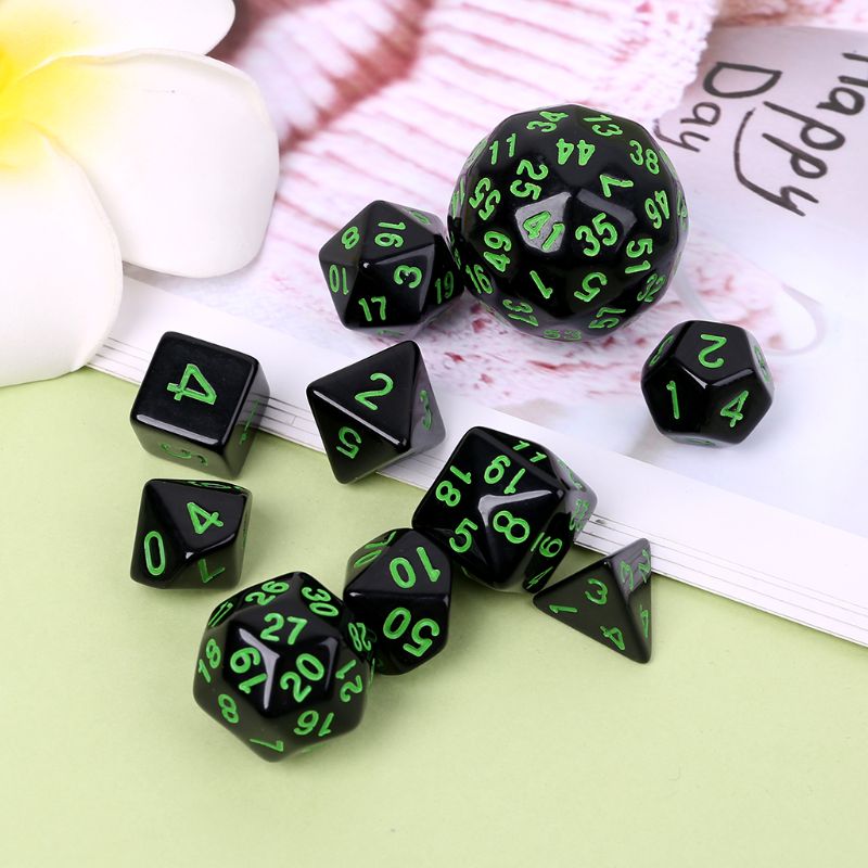 10 stks/set Game Dice Multi Zijdig Dices Mengen Party Games Club Creatieve Volwassen Kinderen Voor Dungeon DD Games Spelen