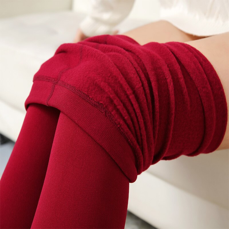 1 pçs dentro engrossar leggings quentes das mulheres legging de inverno pantyhosfemale leggings senhora leggings quente magro meia-calça para mulher