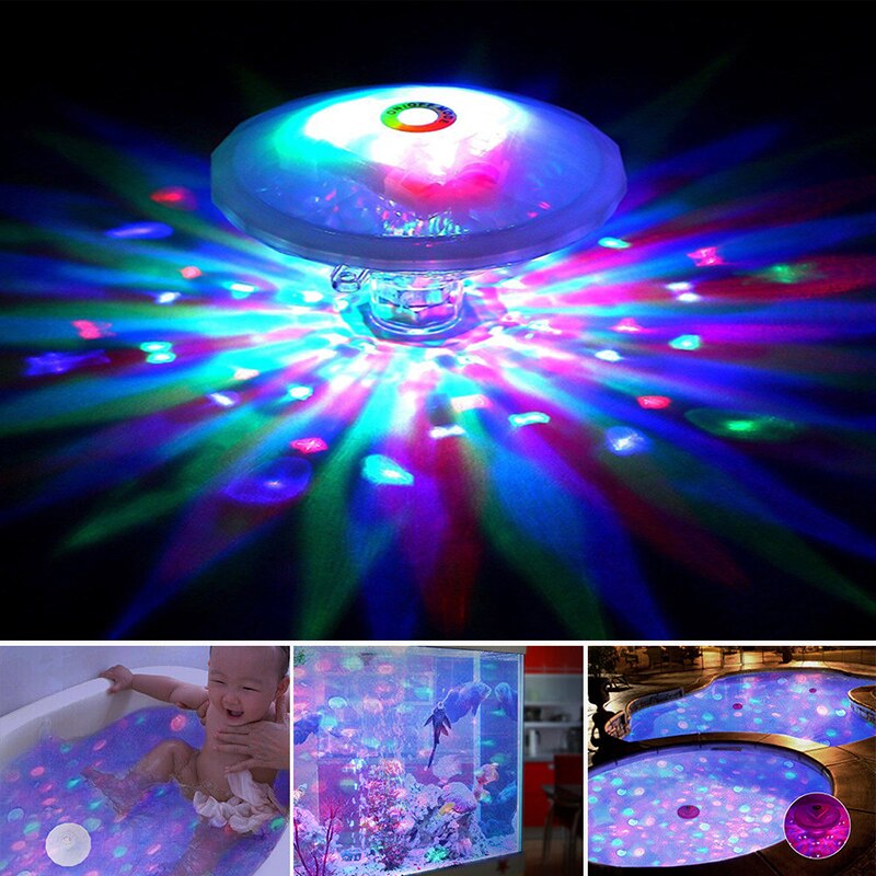 Fontana Galleggiante Per Piscina Con Luci LED - Pompa Ricaricabile, 2 Modalità Di Spruzzo Per Giardino E Laghetto - Foto 2