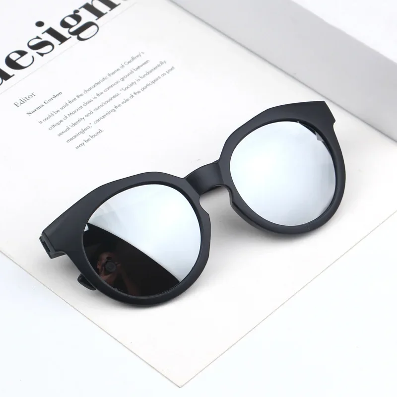 MOONBIFFY 2023 gafas de sol para niños y niñas, lentes brillantes, protección UV400, gafas de sol encantadoras para bebés de 2 a 8 años, novedad: Ámbar oscuro
