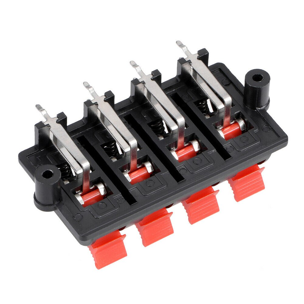 10Pcs 8-Way Positie Klem Lente Push Release Terminal Audio Luidspreker Connector Board Terminal Audio Speaker Clip