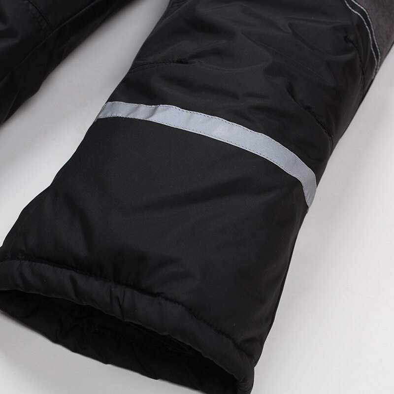 Drenge vinter overall polyester solid drenge lige lynlås gylp vævet børn skybukser topolino overall