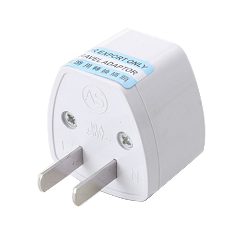 Universal US To EU Conversion Plug 3 Hole 2Pin Universal Conversion Power Socket White Travel Conversion Plug