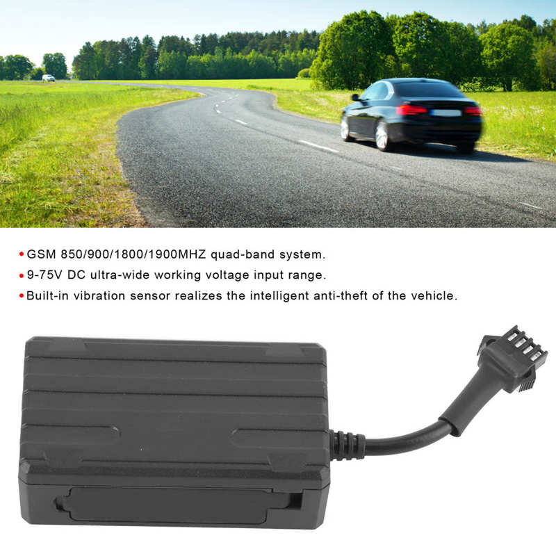 Portable GPS Mini GPS Locator GSM/GPRS 850/900/1800/1900Mhz Positioning Power Failure Overspeed Alarm 9-75VDC