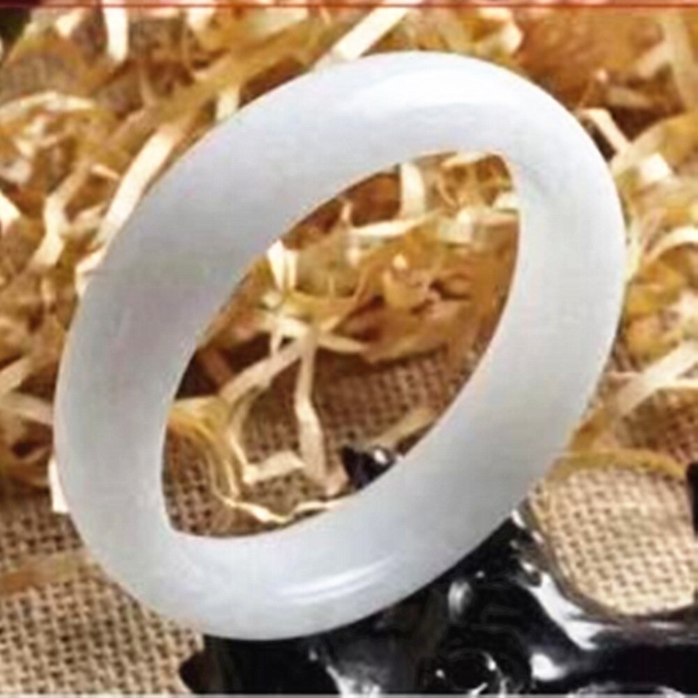 Beautiful Lady Bangle hand-polished greyish white Bangle YU001