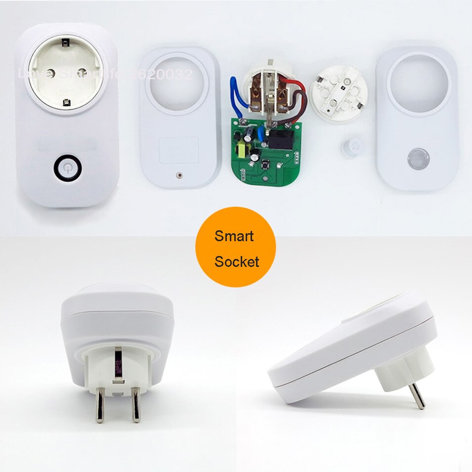 Itead Sonoff S20 Wireless WIFI Remote Control Socket Smart Timer Plug Smart Home Power Socket EU US UK Standard by App Ewelink