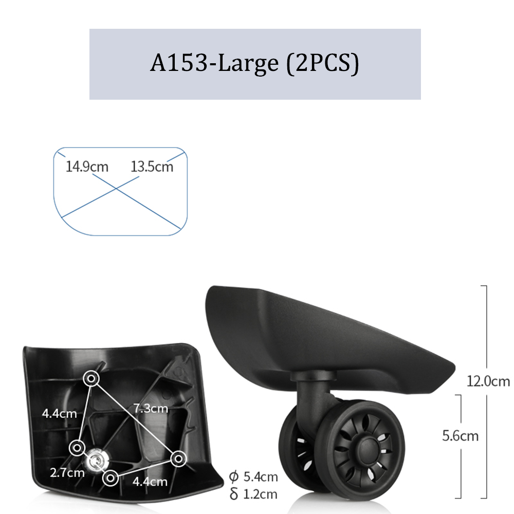 Suitable For Samsonite Suitcase Wheel Replacement Trolley Case Pulley Suitcase Casters Durable Password Box Wheel Repair Parts: Yellow