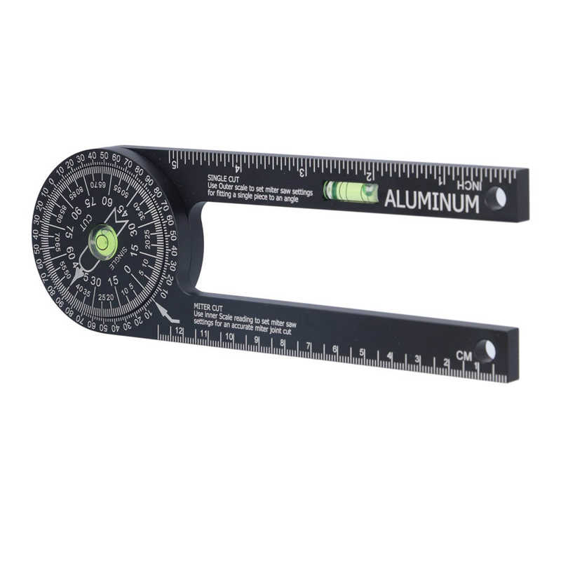 Angle Finder Clear Scale Miter Saw Protractor Accurate for Positioning