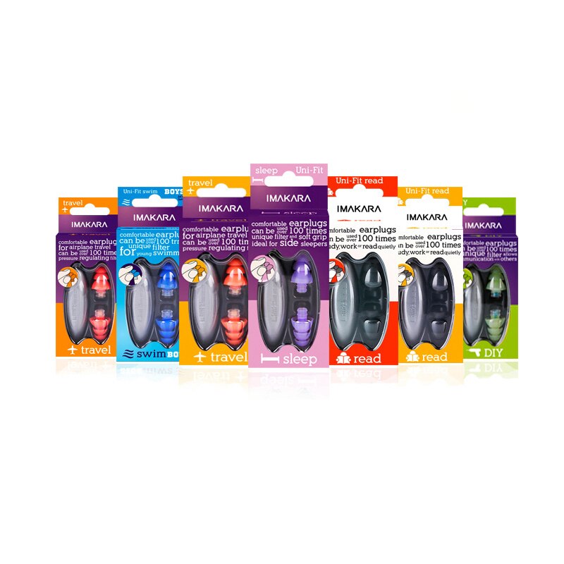 Earplugs For Sleeping Noise Canceling Reduction Music Anti-Noise Soft Set Protection Travel Sleep Swimming Silicone Ear Plugs
