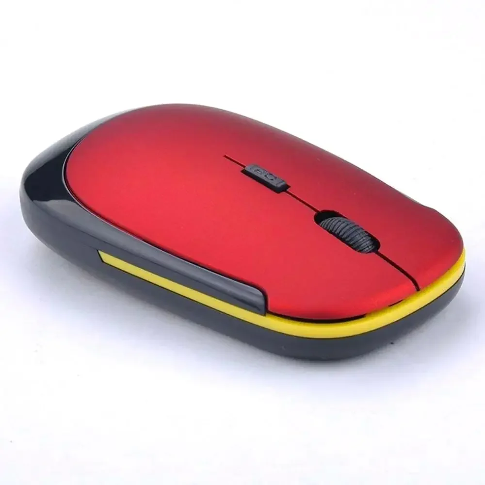 Portable 2.4GHz Wireless Mouse + USB Receiver 1600DPI 10m Gaming Mouse for Macbook Laptop PC