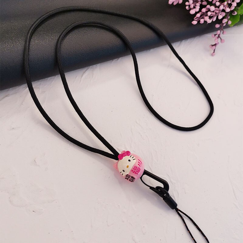 Long Neck Mobile Phone Lanyard Hanging Cartoon Pendant Cute Lucky Cat Piggy Pendant Mobile Phone Case Universal Antilost Lanyard: 03