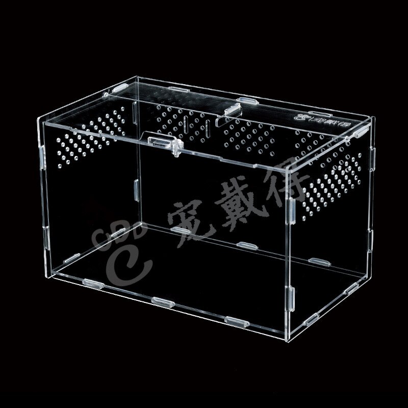 Woestijn Reptiel Terrarium Starter Gemonteerd Acryl Terrarium Kruipen Huisdier Spider Gekko Schorpioen Heremietkreeft Terrarium Pet Supply