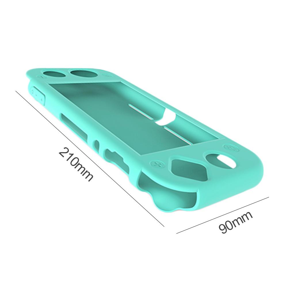 Carcasa protectora de silicona antiarañazos para consola Nintendo Switch Lite, de paquete completo, prevención de polvo: Blue